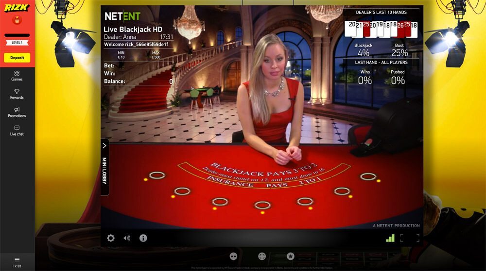 Live Casino Online - Live Dealer Casino Games - Rizk.com Live Casino Online - Live Dealer Casino Games - Rizk.com