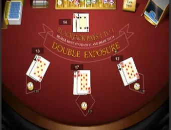 Double Exposure Blackjack logo