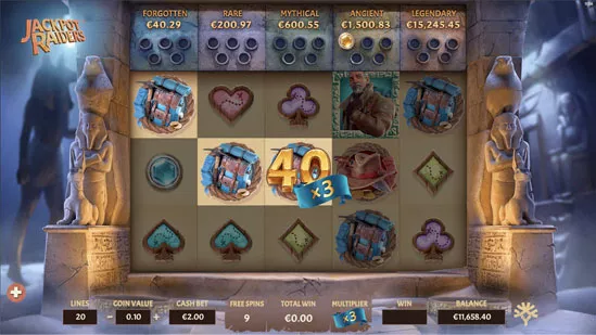 jackpot raiders gokkast van yggdrasil