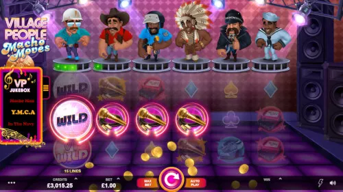 village people macho moves van microgaming