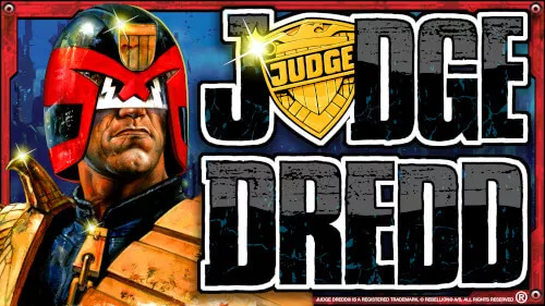 Judge Dredd Gokkast horizontaal logo
