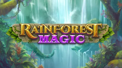 horizontaal logo rainforest magic van playngo