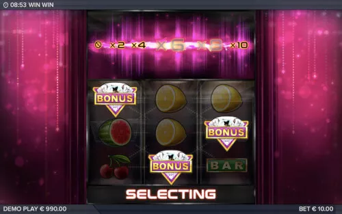 win win elk studios bonus selecting screen